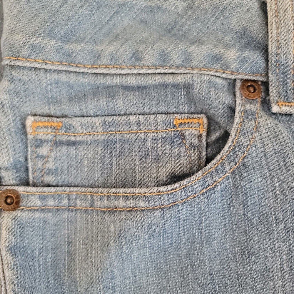 L.L. Bean Womens Straight Jeans Size 14 Petite Light Blue Wash Denim Classic Fit - Picture 5 of 13